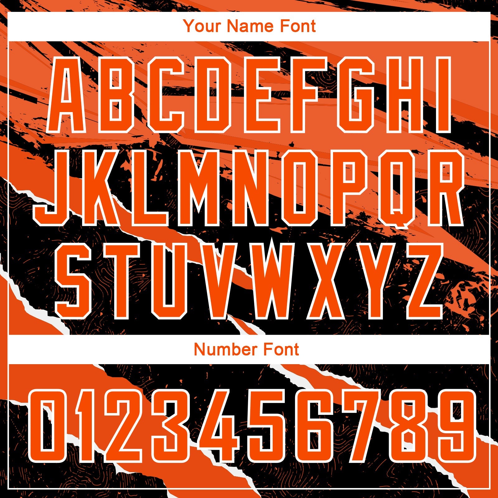 Custom Black Orange-White 3D Pattern Design Torn Paper Style Authentic Basketball Jersey - Sky-Custom