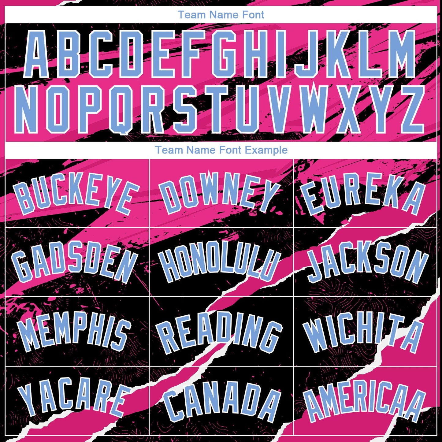 Custom Black Light Blue-Pink 3D Pattern Design Torn Paper Style Authentic Basketball Jersey - Sky-Custom