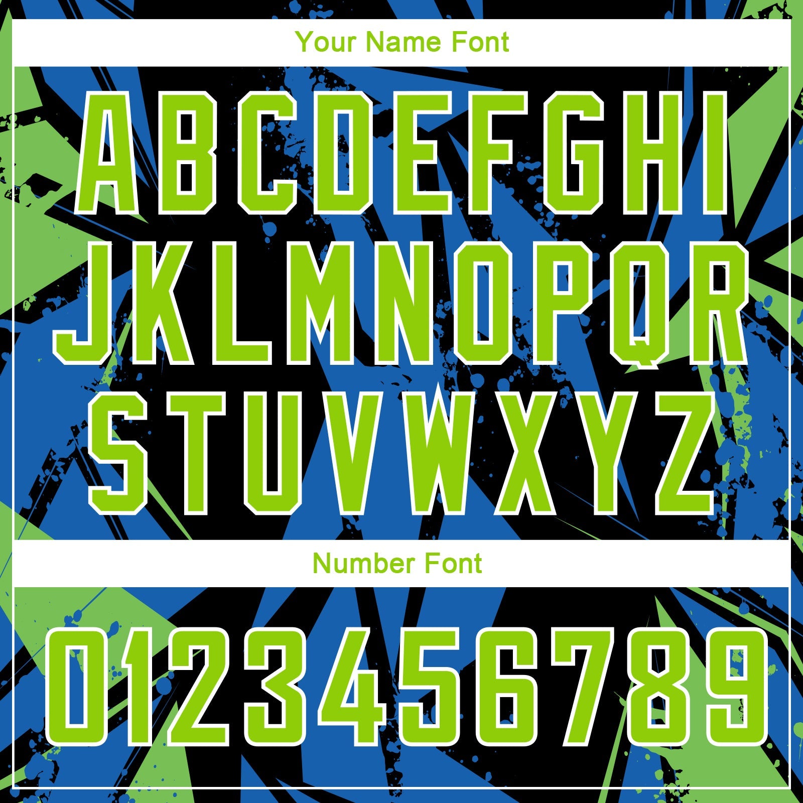 Custom Black Neon Green-Blue 3D Pattern Design Geometric Shapes Authentic Basketball Jersey - Sky-Custom