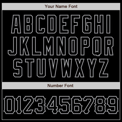 Custom Black Gray 3D Pattern Design Abstract Splatter Grunge Art Authentic Baseball Jersey - Sky-Custom