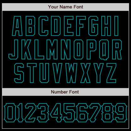 Custom Black Teal 3D Pattern Design Abstract Splatter Grunge Art Authentic Baseball Jersey - Sky-Custom