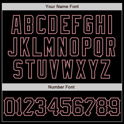 Custom Black Medium Pink 3D Pattern Design Abstract Splatter Grunge Art Authentic Baseball Jersey - Sky-Custom