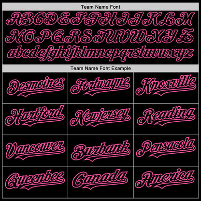 Custom Black Light Blue-Pink 3D Pattern Design Abstract Splatter Grunge Art Authentic Baseball Jersey - Sky-Custom