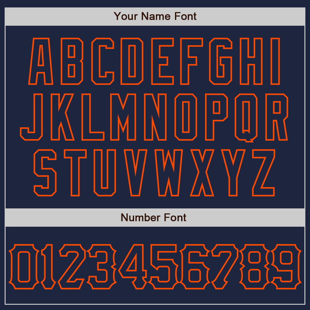 Custom Navy Orange 3D Pattern Design Abstract Splatter Grunge Art Authentic Baseball Jersey - Sky-Custom
