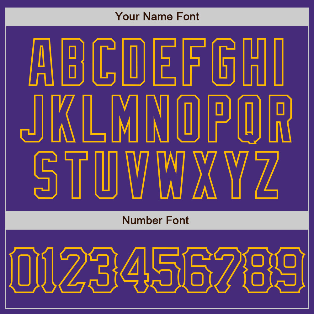 Custom Purple Gold 3D Pattern Design Abstract Splatter Grunge Art Authentic Baseball Jersey - Sky-Custom