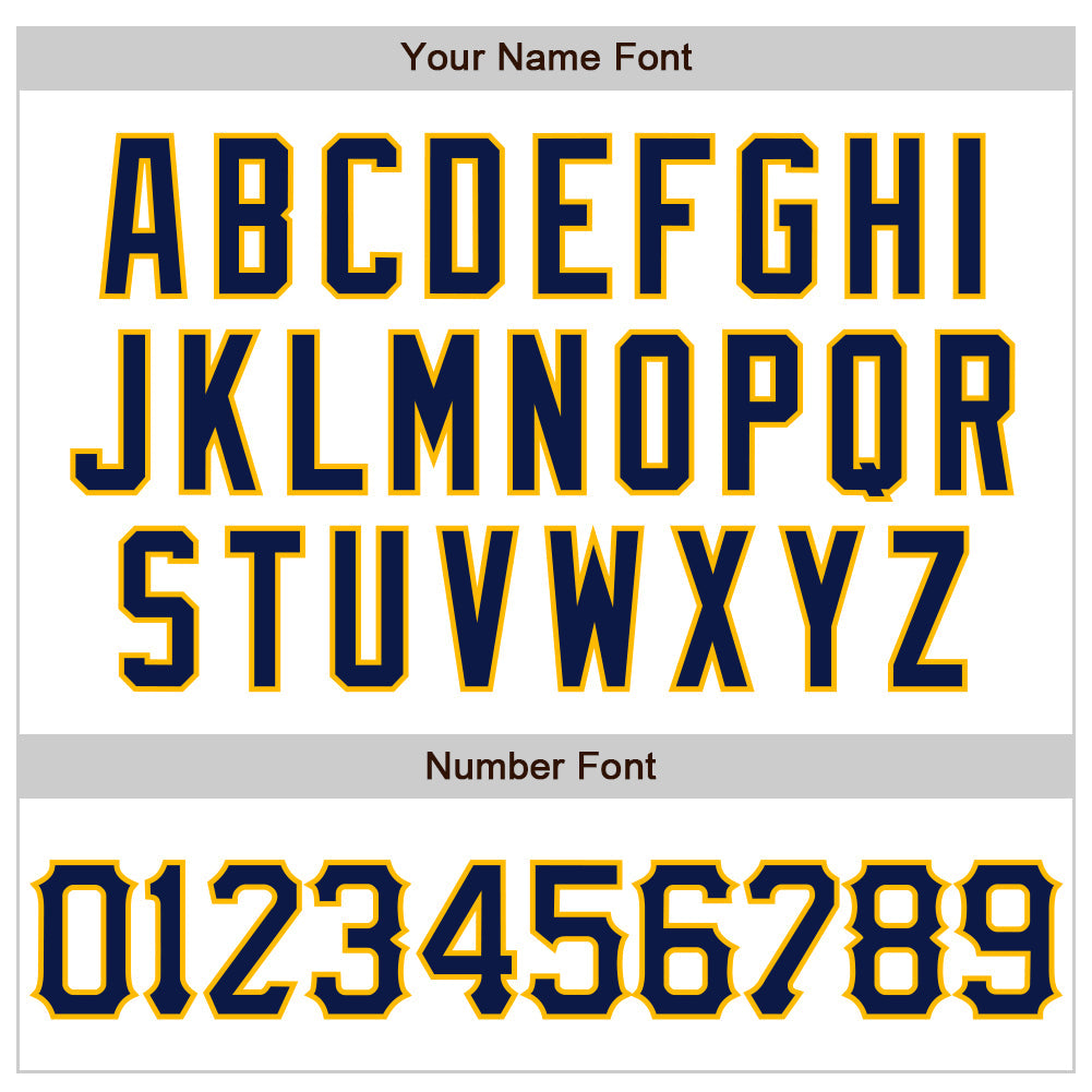 Custom White Navy-Gold 3D Pattern Design Abstract Splash Authentic Baseball Jersey - Sky-Custom