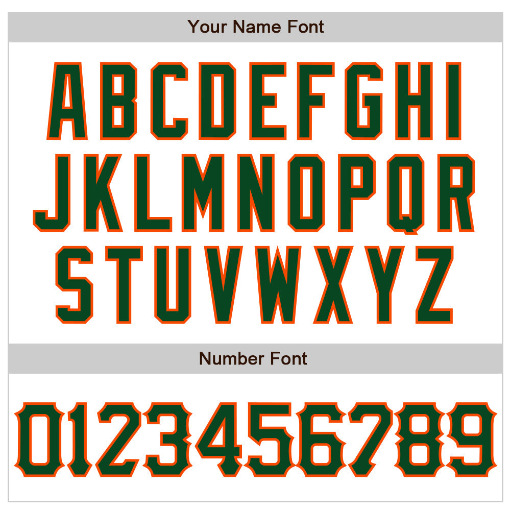 Custom White Green-Orange 3D Pattern Design Abstract Splash Authentic Baseball Jersey - Sky-Custom