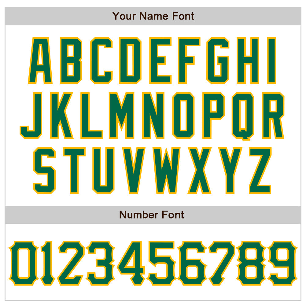 Custom White Kelly Green-Gold 3D Pattern Design Abstract Splash Authentic Baseball Jersey - Sky-Custom