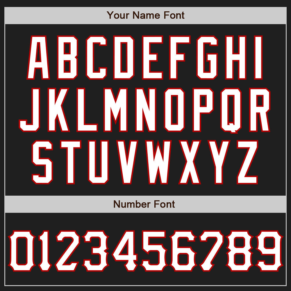 Custom Graffiti Pattern Black Old Gold-Red 3D Scratch Authentic Baseball Jersey - Sky-Custom