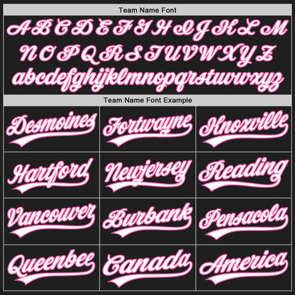 Custom Graffiti Pattern Black Sky Blue-Pink 3D Scratch Authentic Baseball Jersey - Sky-Custom