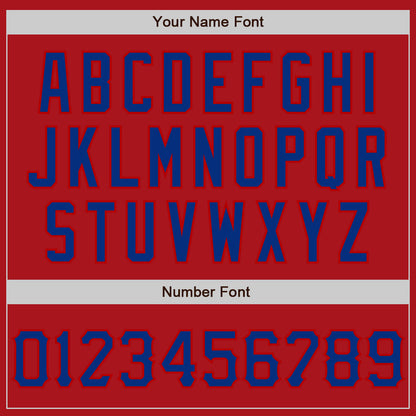 Custom Graffiti Pattern Royal-Red 3D Scratch Authentic Baseball Jersey - Sky-Custom