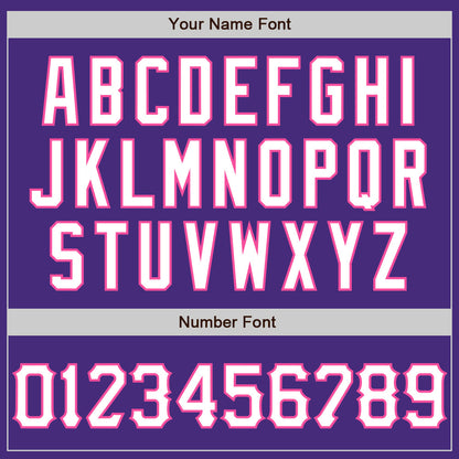 Custom Graffiti Pattern Purple Light Blue-Pink 3D Scratch Authentic Baseball Jersey - Sky-Custom