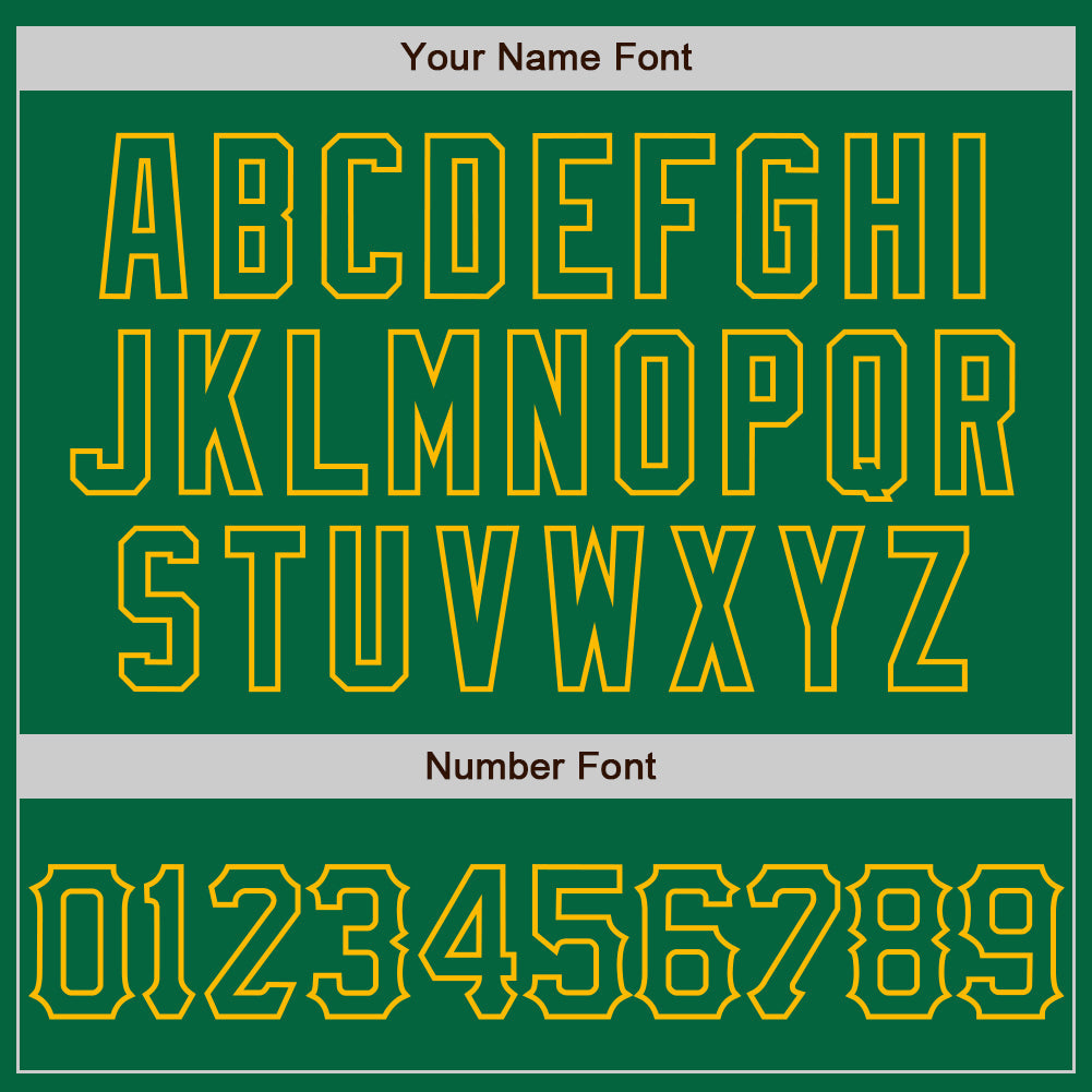 Custom Graffiti Pattern Kelly Green-Gold 3D Scratch Authentic Baseball Jersey - Sky-Custom