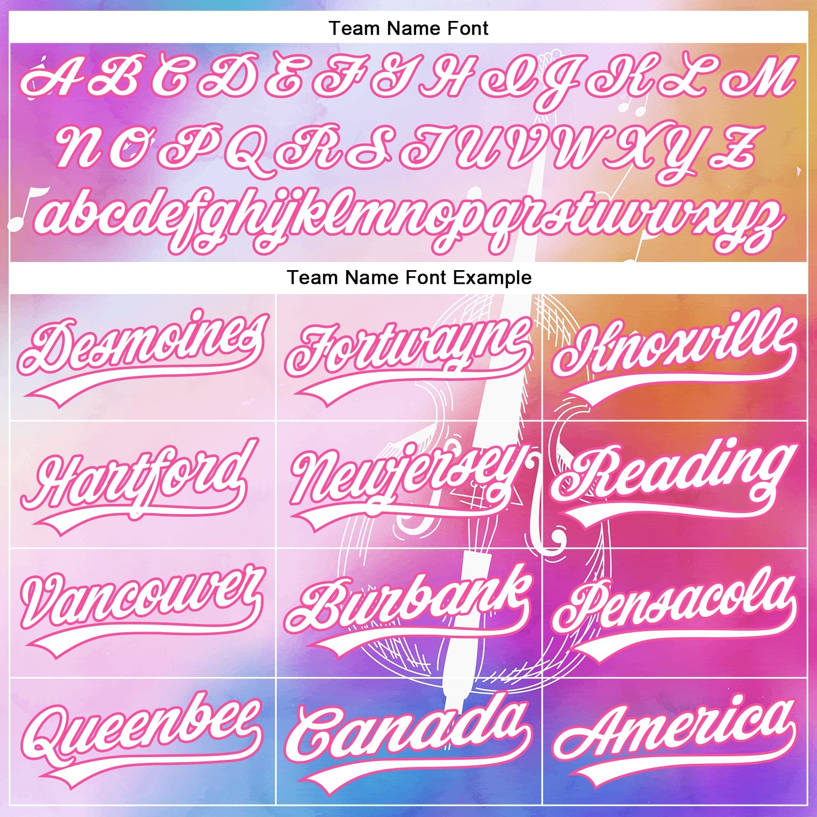 Custom Pink White-Purple 3D Pattern Design Music Festival Authentic Baseball Jersey - Sky-Custom