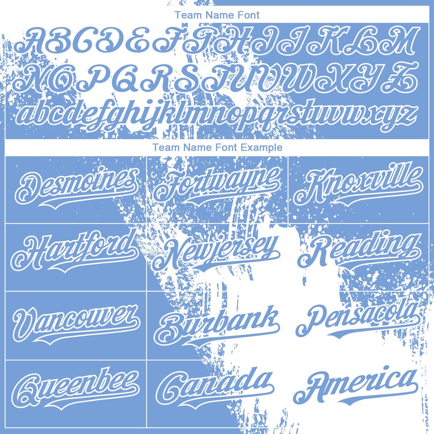 Custom Light Blue White 3D Pattern Design Abstract Brush Stroke Authentic Baseball Jersey - Sky-Custom