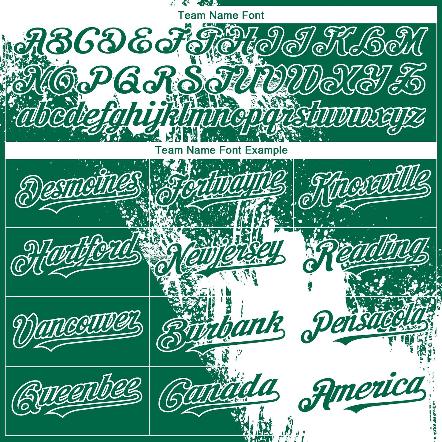 Custom Kelly Green White 3D Pattern Design Abstract Brush Stroke Authentic Baseball Jersey - Sky-Custom
