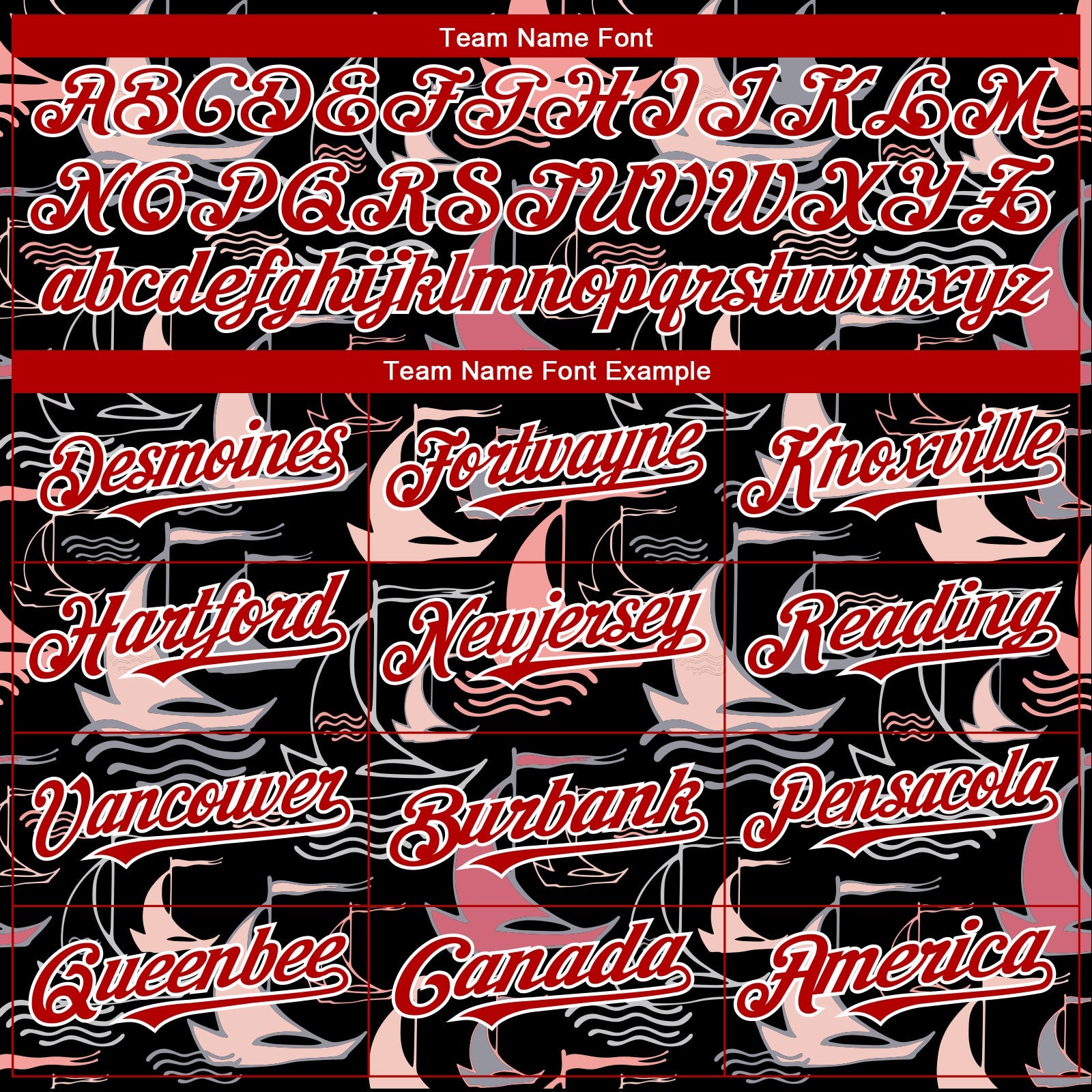 Custom Black Red-White 3D Pattern Design Sailing Boats Authentic Baseball Jersey - Sky-Custom