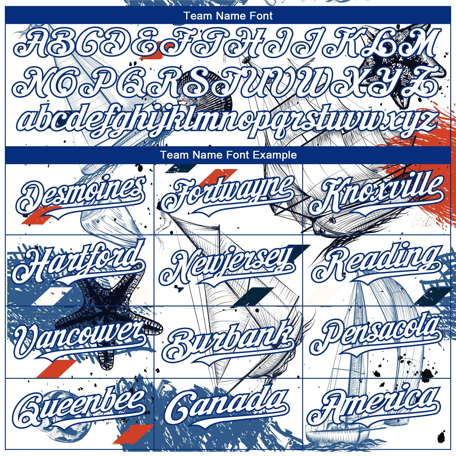 Custom White Royal 3D Pattern Design Sailing Boats Authentic Baseball Jersey - Sky-Custom