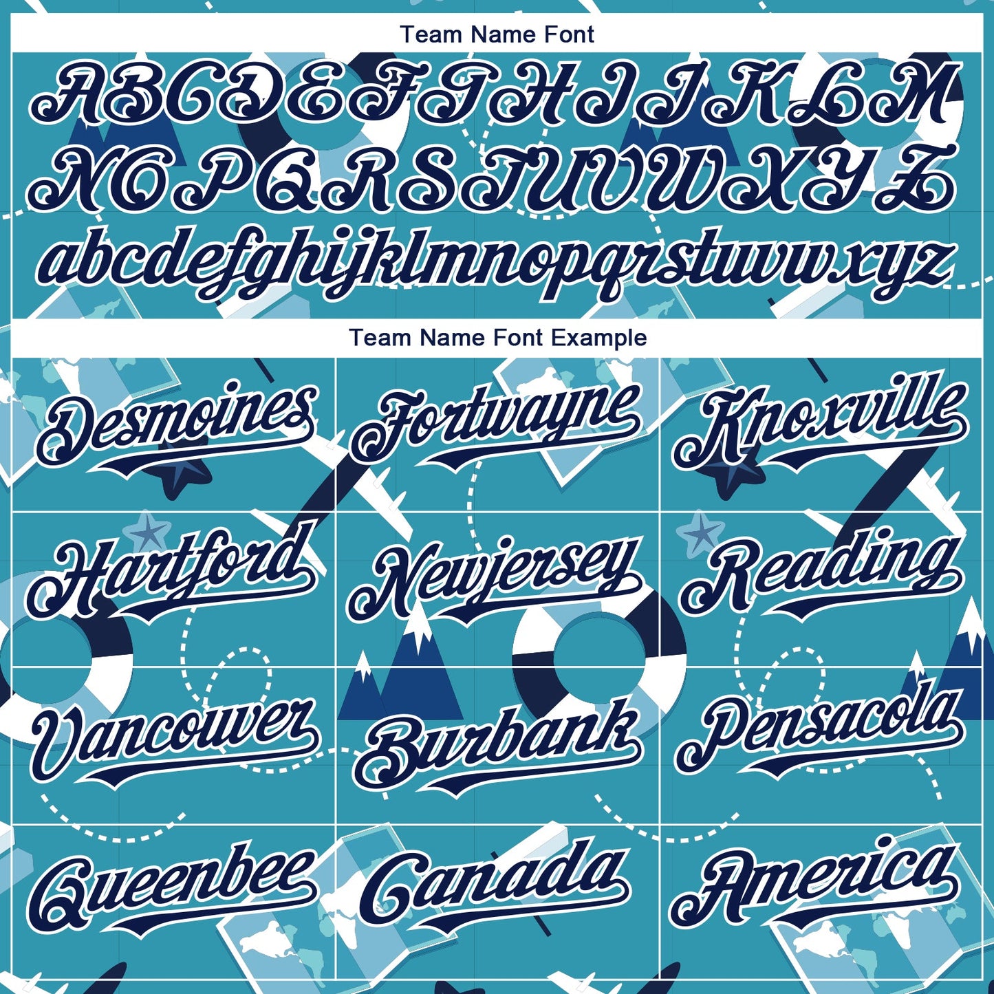 Custom Lakes Blue Navy-White 3D Pattern Design Holiday Travel Authentic Baseball Jersey - Sky-Custom