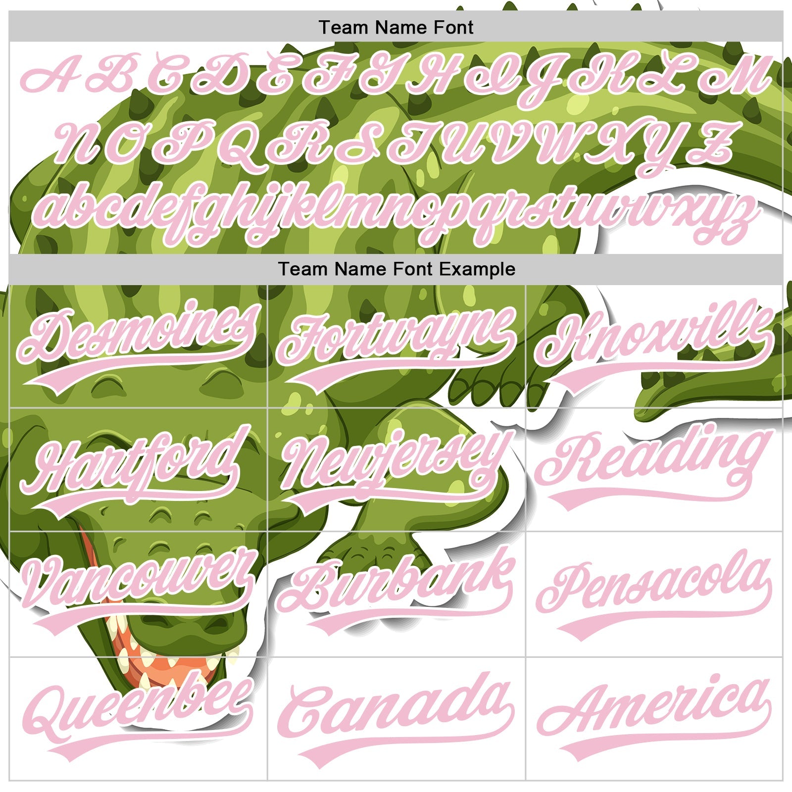 Custom White Medium Pink 3D Pattern Design Cartoon Crocodile Authentic Baseball Jersey - Sky-Custom