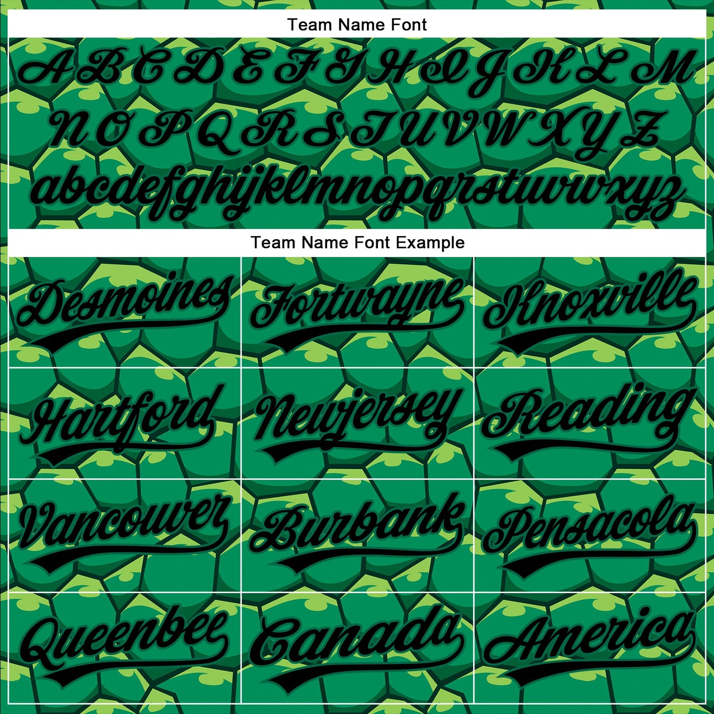 Custom Kelly Green Black 3D Pattern Design Turtle Shell Authentic Baseball Jersey - Sky-Custom