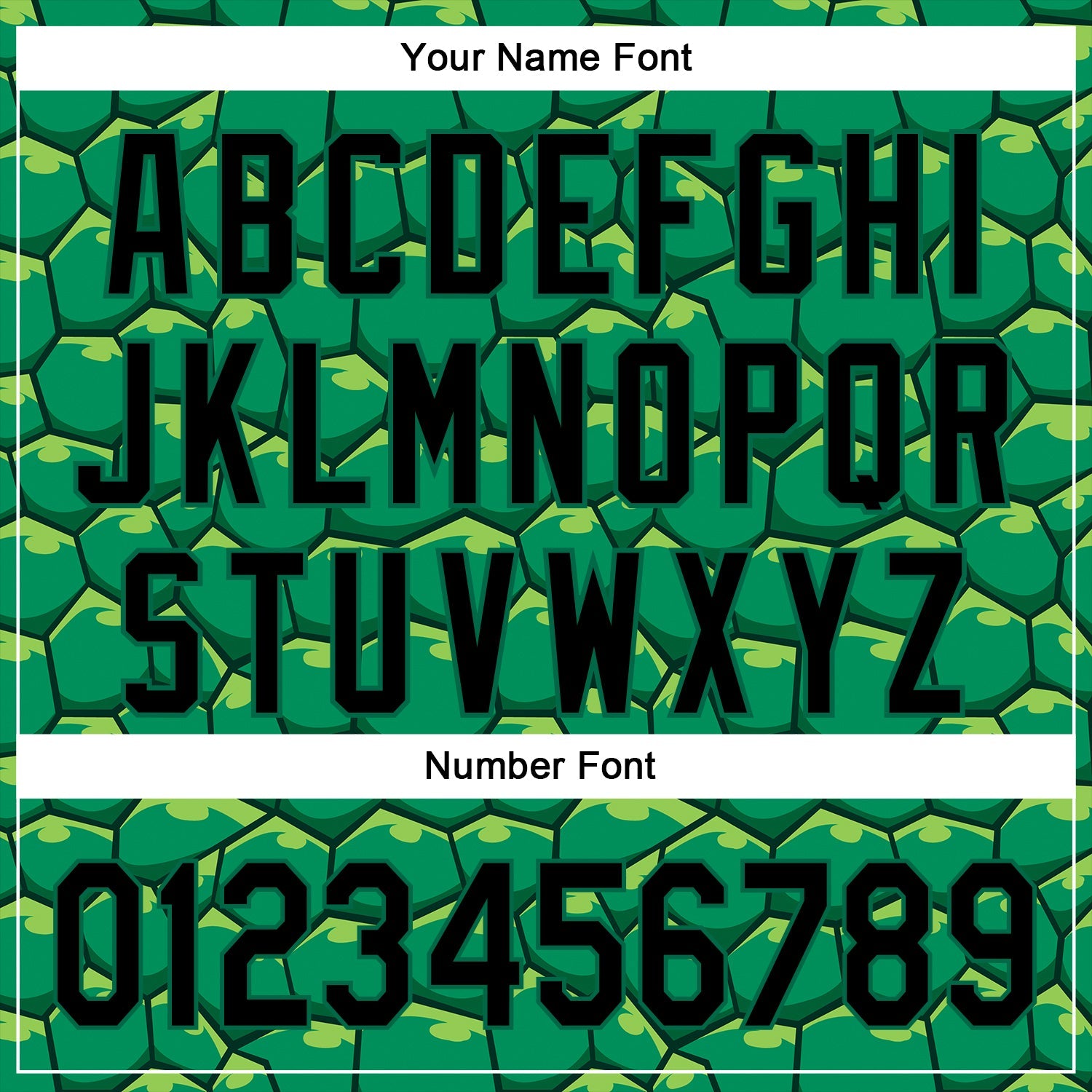 Custom Kelly Green Black 3D Pattern Design Turtle Shell Authentic Baseball Jersey - Sky-Custom