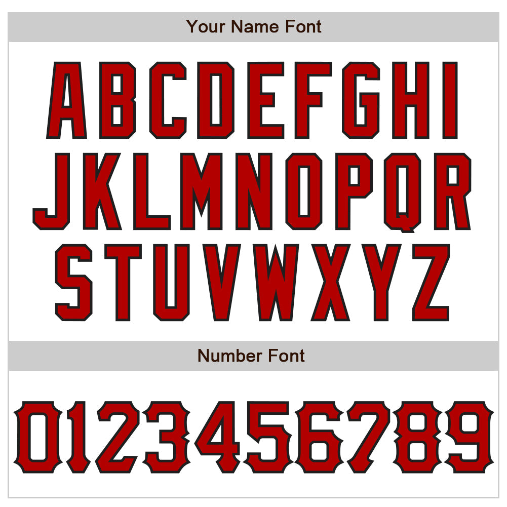 Custom White Red-Black 3D Pattern Design Curve Lines Authentic Baseball Jersey - Sky-Custom