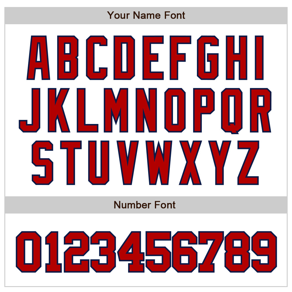 Custom White Red-Navy 3D Pattern Design Curve Lines Authentic Baseball Jersey - Sky-Custom