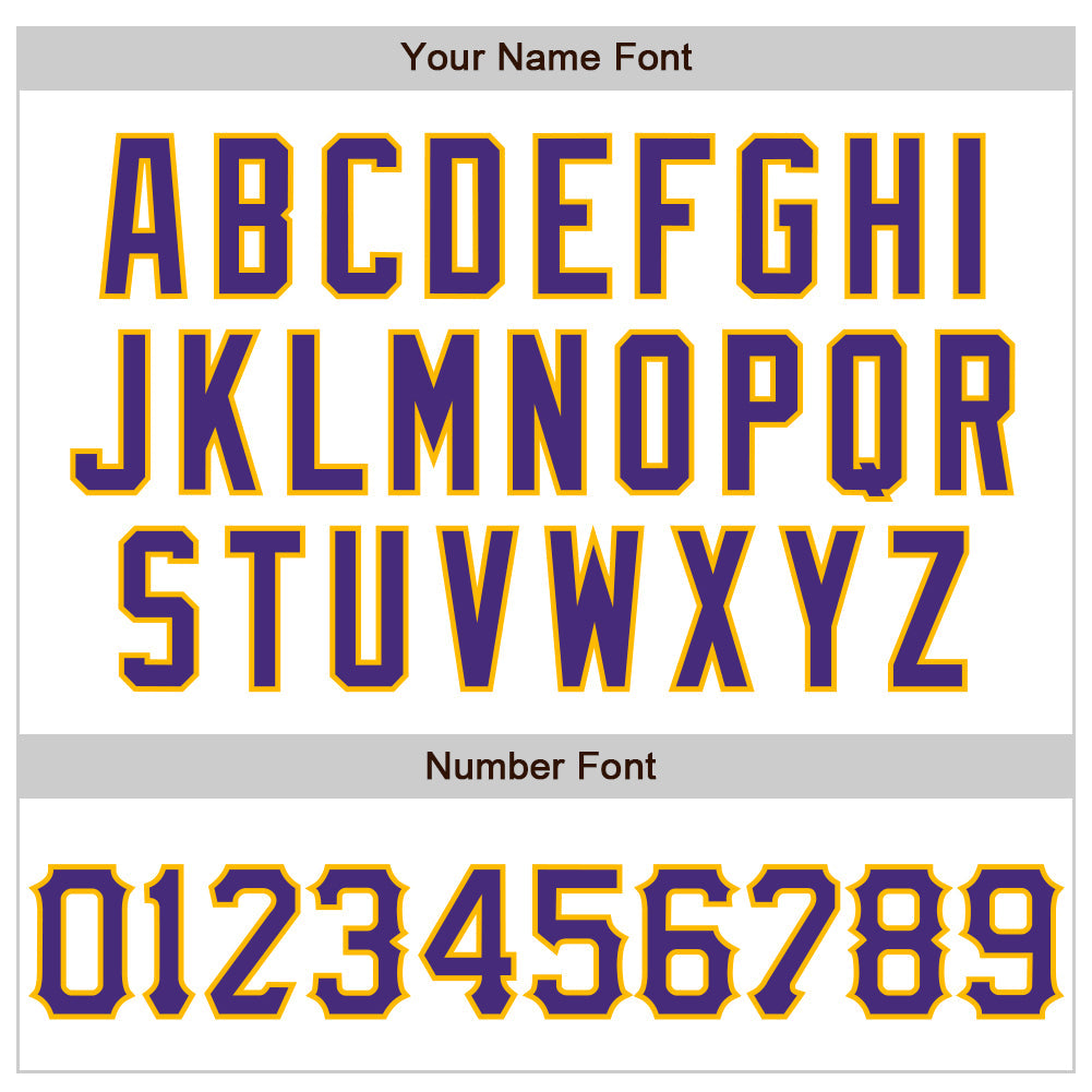 Custom White Purple-Gold 3D Pattern Design Curve Lines Authentic Baseball Jersey - Sky-Custom