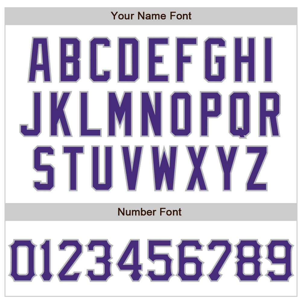Custom White Purple-Gray 3D Pattern Design Curve Lines Authentic Baseball Jersey - Sky-Custom