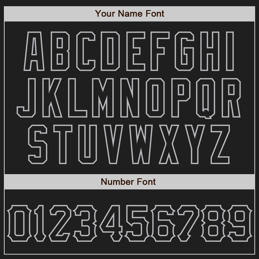 Custom Black Gray 3D Pattern Design Curve Lines Authentic Baseball Jersey - Sky-Custom