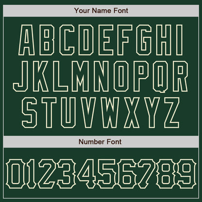 Custom Green Cream 3D Pattern Design Curve Lines Authentic Baseball Jersey - Sky-Custom