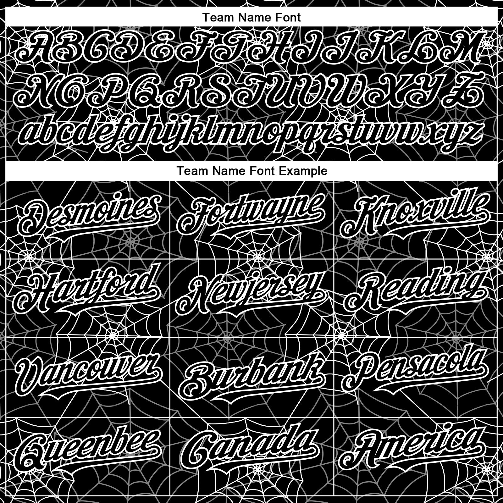 Custom Black White 3D Pattern Design Spider Web Authentic Baseball Jersey - Sky-Custom