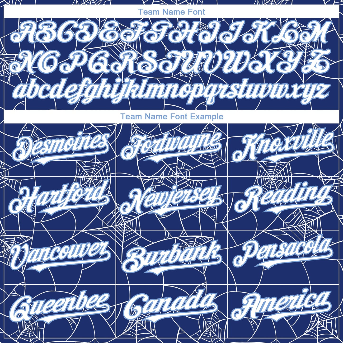 Custom Royal White-Light Blue 3D Pattern Design Spider Web Authentic Baseball Jersey - Sky-Custom