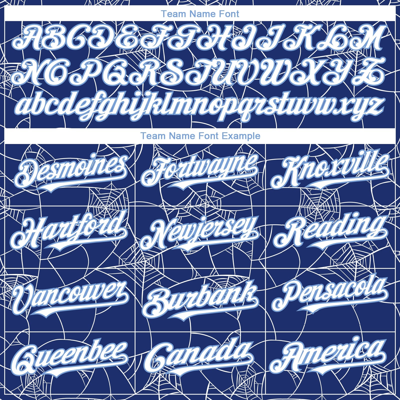 Custom Royal White-Light Blue 3D Pattern Design Spider Web Authentic Baseball Jersey - Sky-Custom