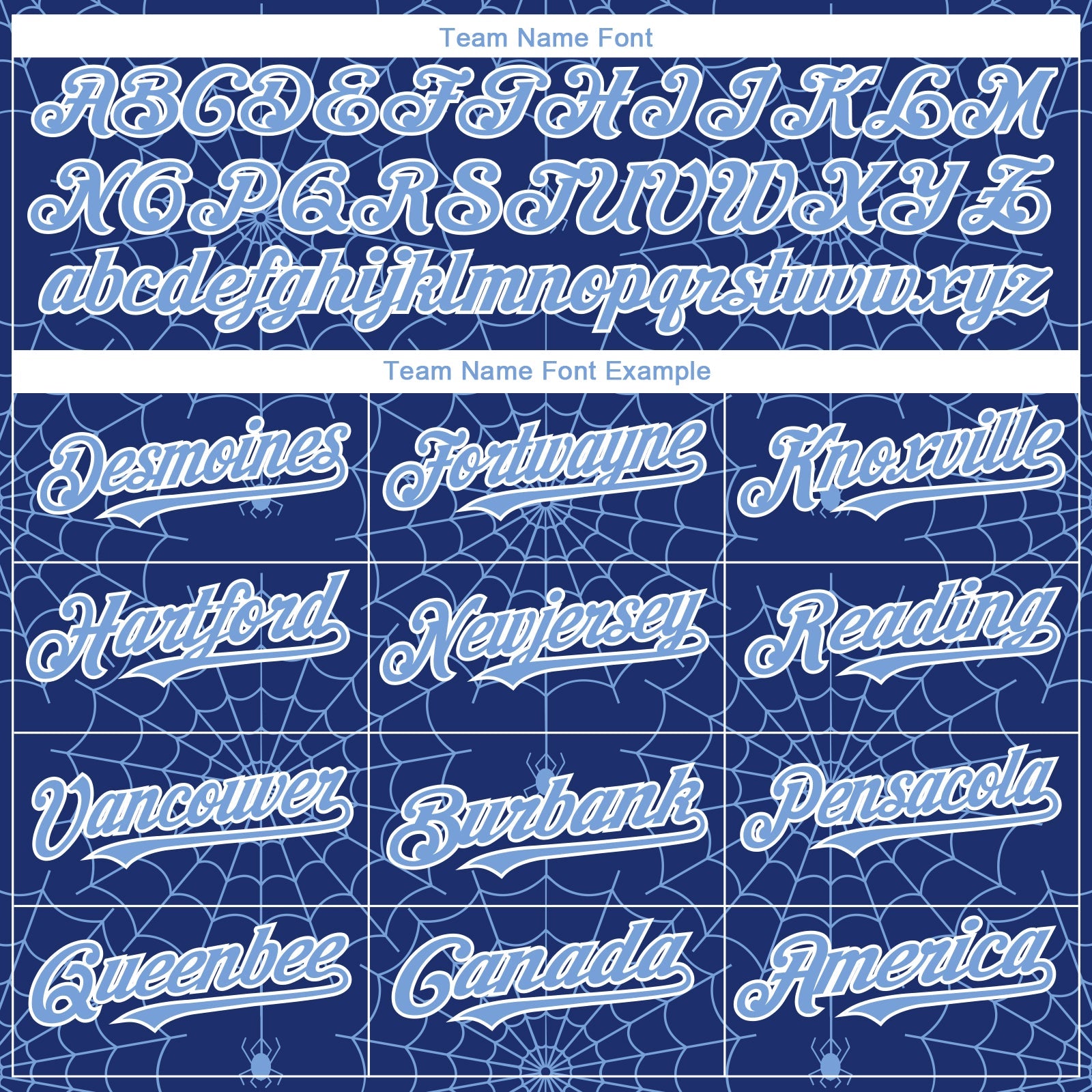 Custom Royal Light Blue-White 3D Pattern Design Spider Web Authentic Baseball Jersey - Sky-Custom
