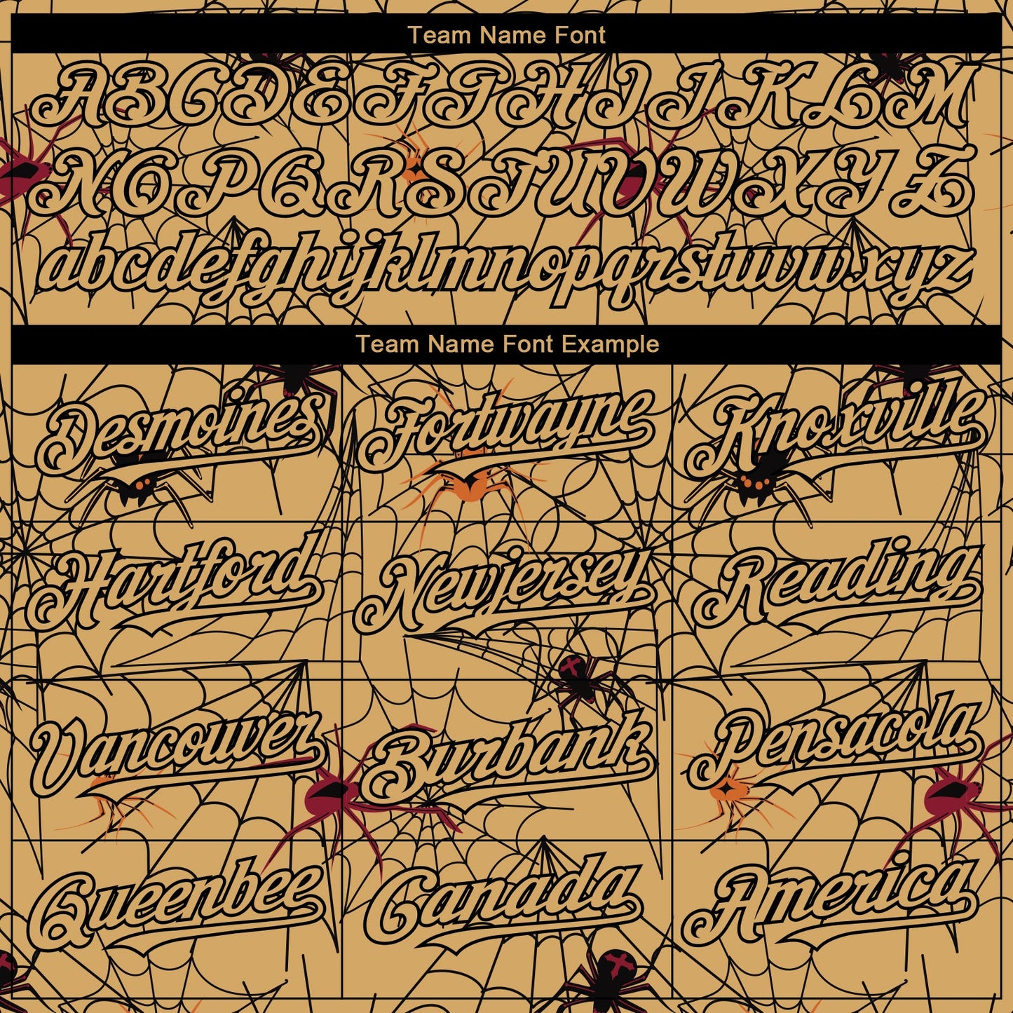Custom Gold Black 3D Pattern Design Spider Web Authentic Baseball Jersey - Sky-Custom