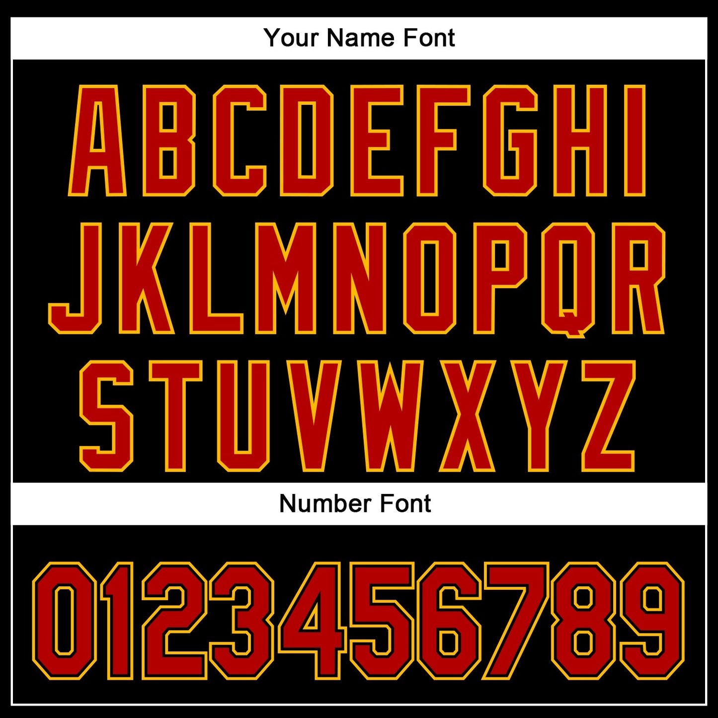 Custom Black Red-Gold 3D Pattern Design Curve Solid Authentic Baseball Jersey - Sky-Custom