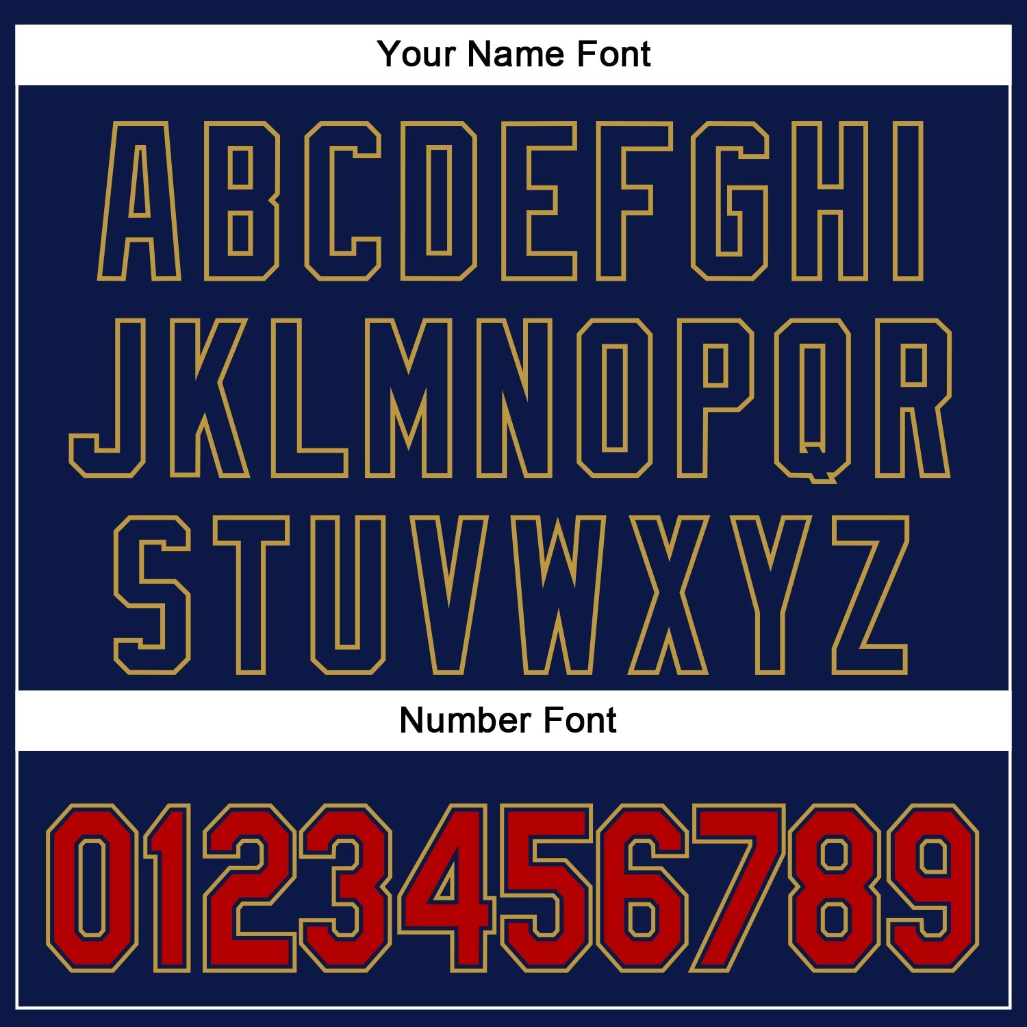 Custom Navy Red-Old Gold 3D Pattern Design Curve Solid Authentic Baseball Jersey - Sky-Custom