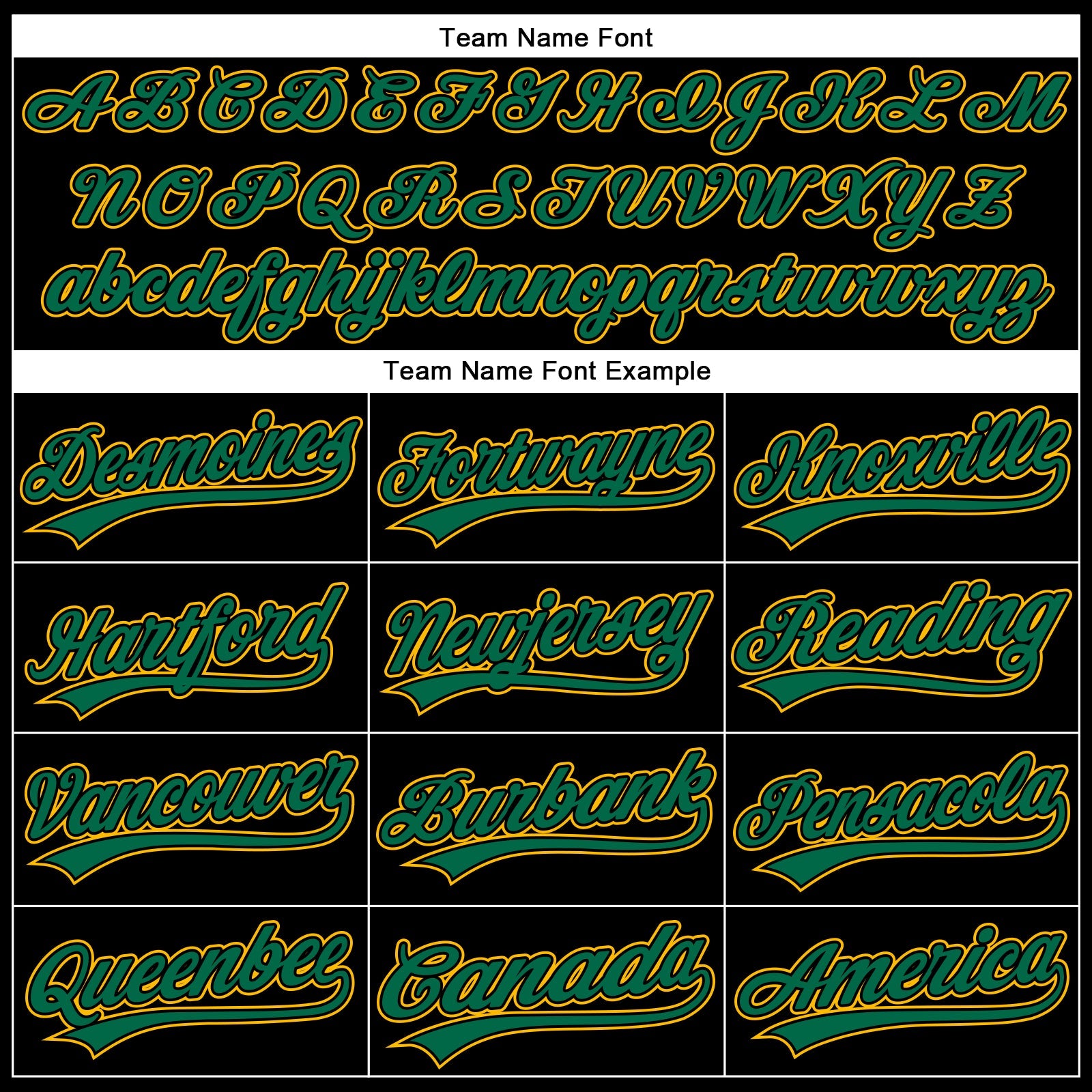 Custom Black Kelly Green-Gold 3D Pattern Design Curve Solid Authentic Baseball Jersey - Sky-Custom