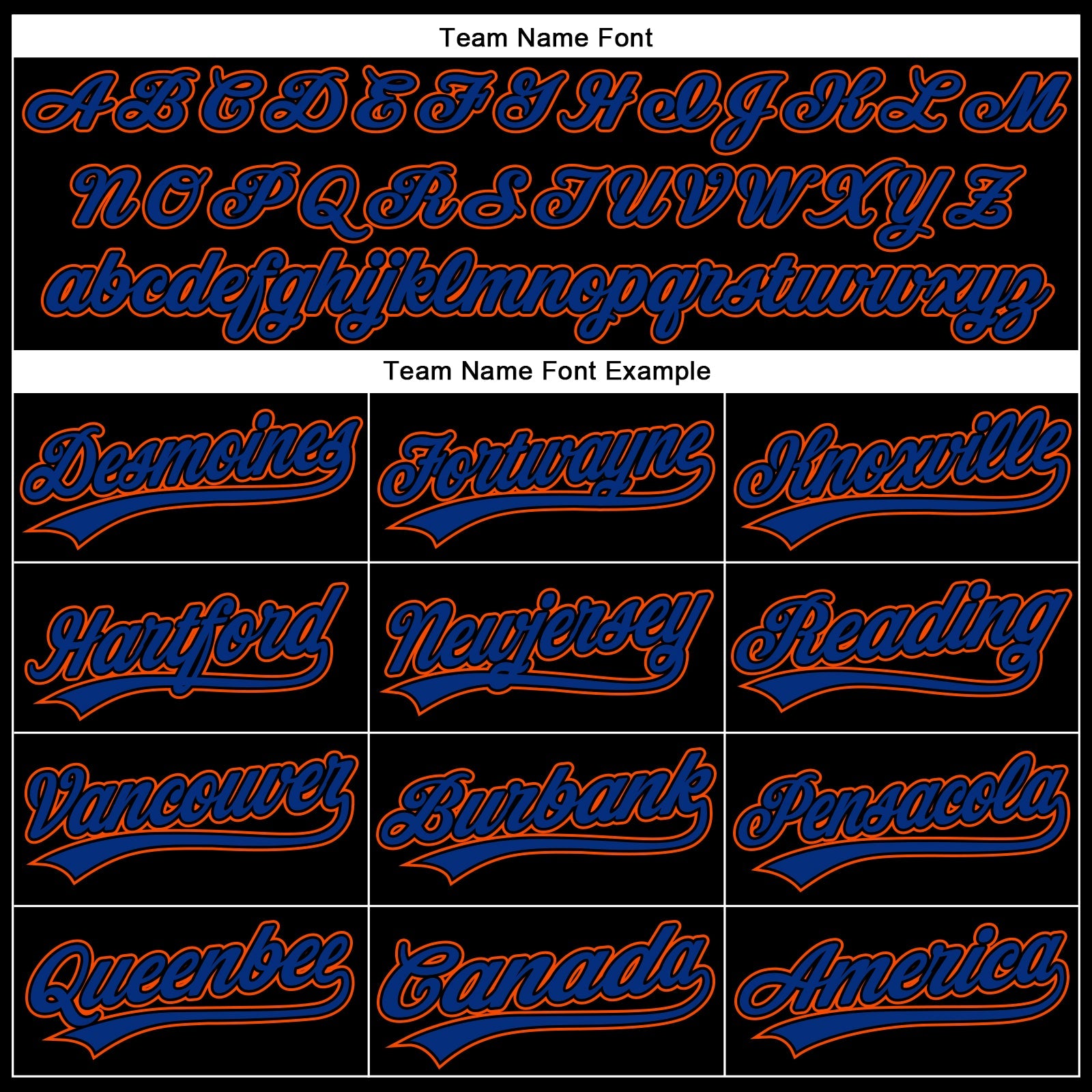 Custom Black Royal-Orange 3D Pattern Design Curve Solid Authentic Baseball Jersey - Sky-Custom