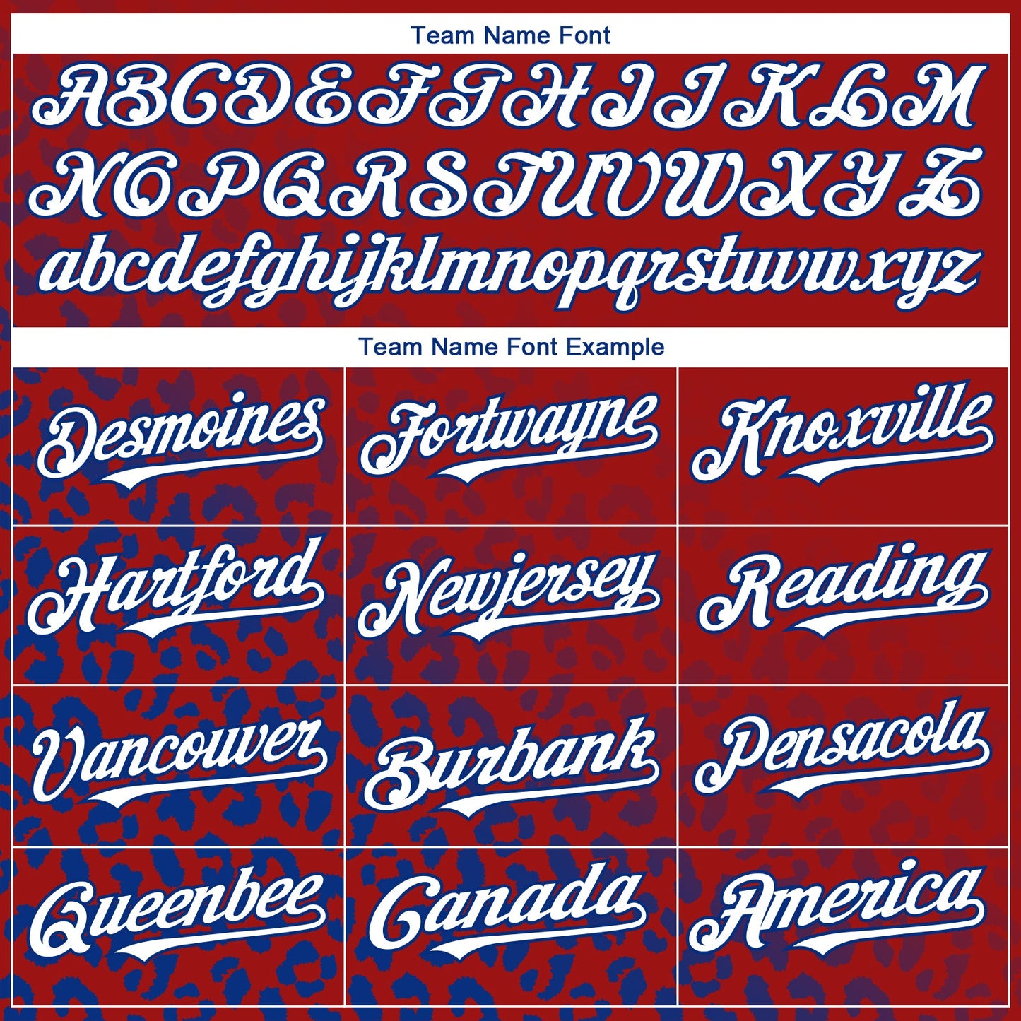 Custom Red White-Royal 3D Pattern Design Leopard Print Fade Fashion Authentic Baseball Jersey - Sky-Custom