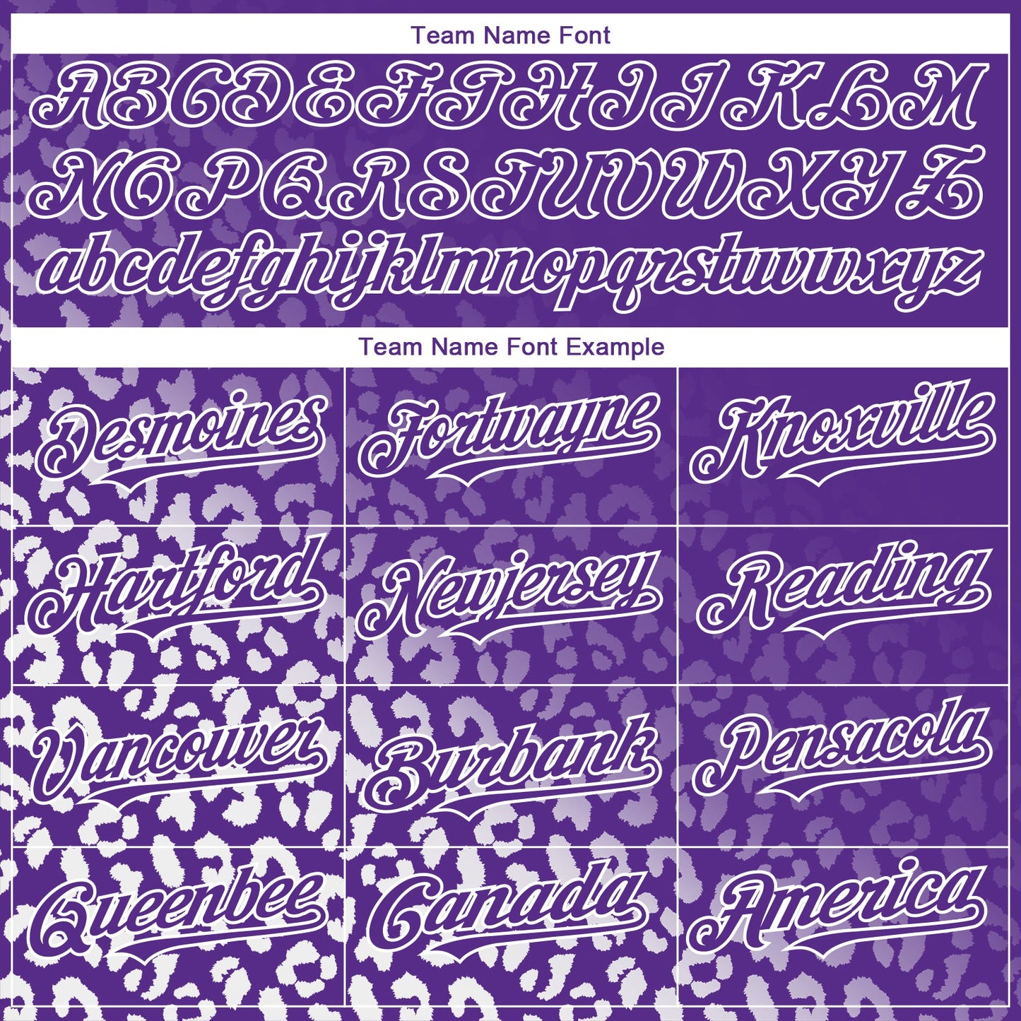 Custom Purple White 3D Pattern Design Leopard Print Fade Fashion Authentic Baseball Jersey - Sky-Custom