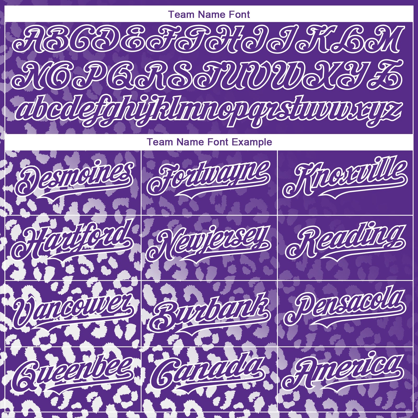 Custom Purple White 3D Pattern Design Leopard Print Fade Fashion Authentic Baseball Jersey - Sky-Custom
