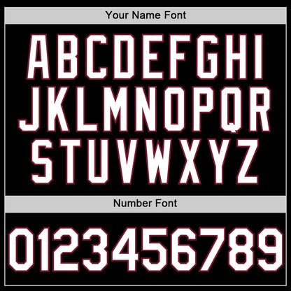 Custom Black White-Crimson Line Authentic Baseball Jersey - Sky-Custom