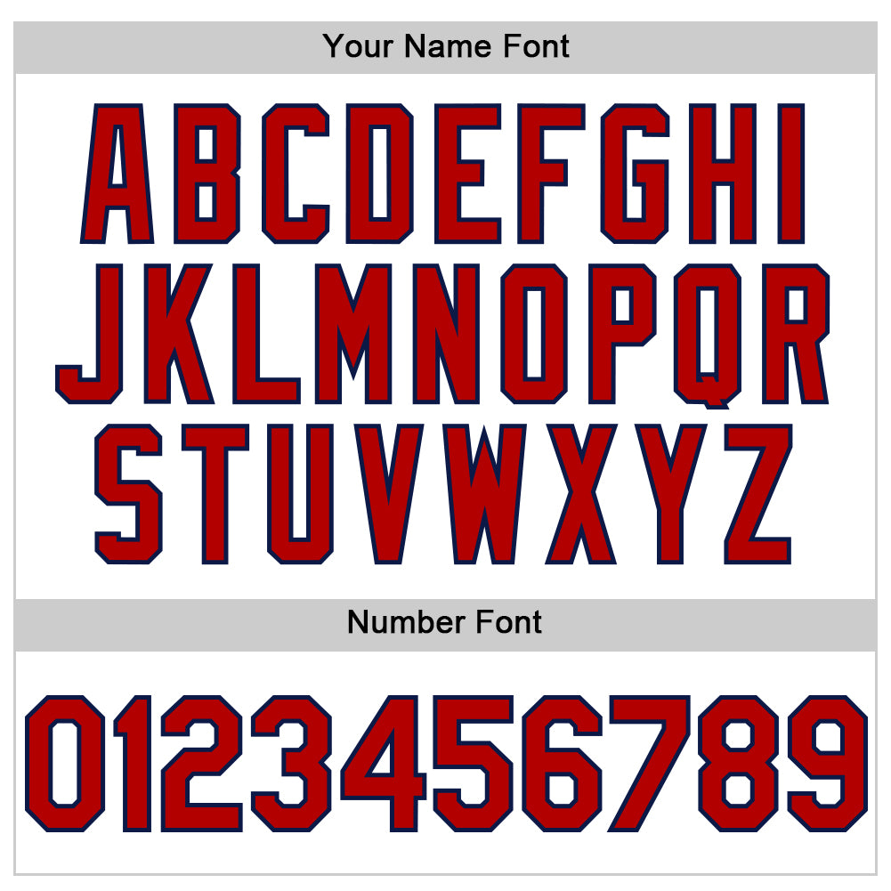 Custom White Red-Navy Line Authentic Baseball Jersey - Sky-Custom