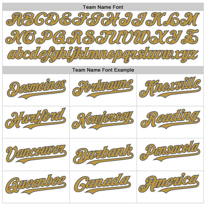 Custom White Old Gold-Steel Gray Line Authentic Baseball Jersey - Sky-Custom
