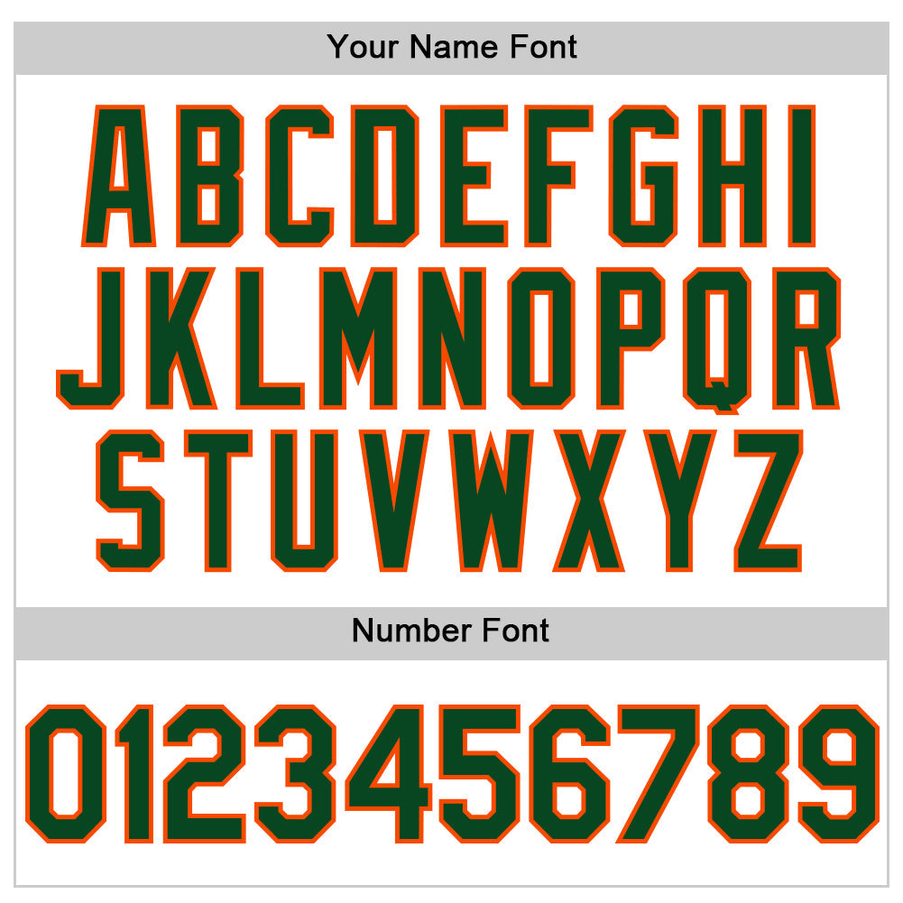 Custom White Green-Orange Line Authentic Baseball Jersey - Sky-Custom