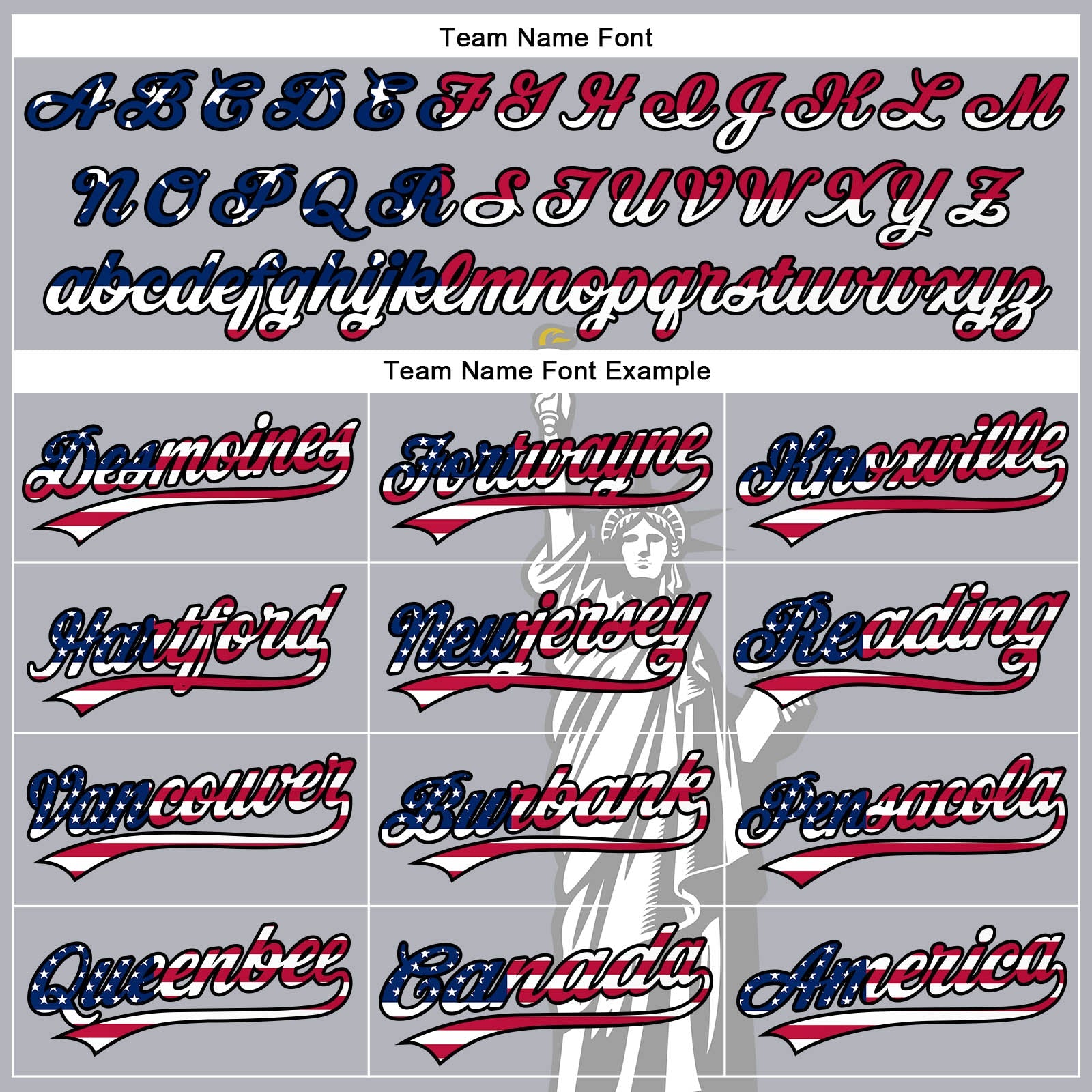 Custom Gray USA Flag-Black 3D American Flag Statue of Liberty Patriotic Authentic Baseball Jersey - Sky-Custom