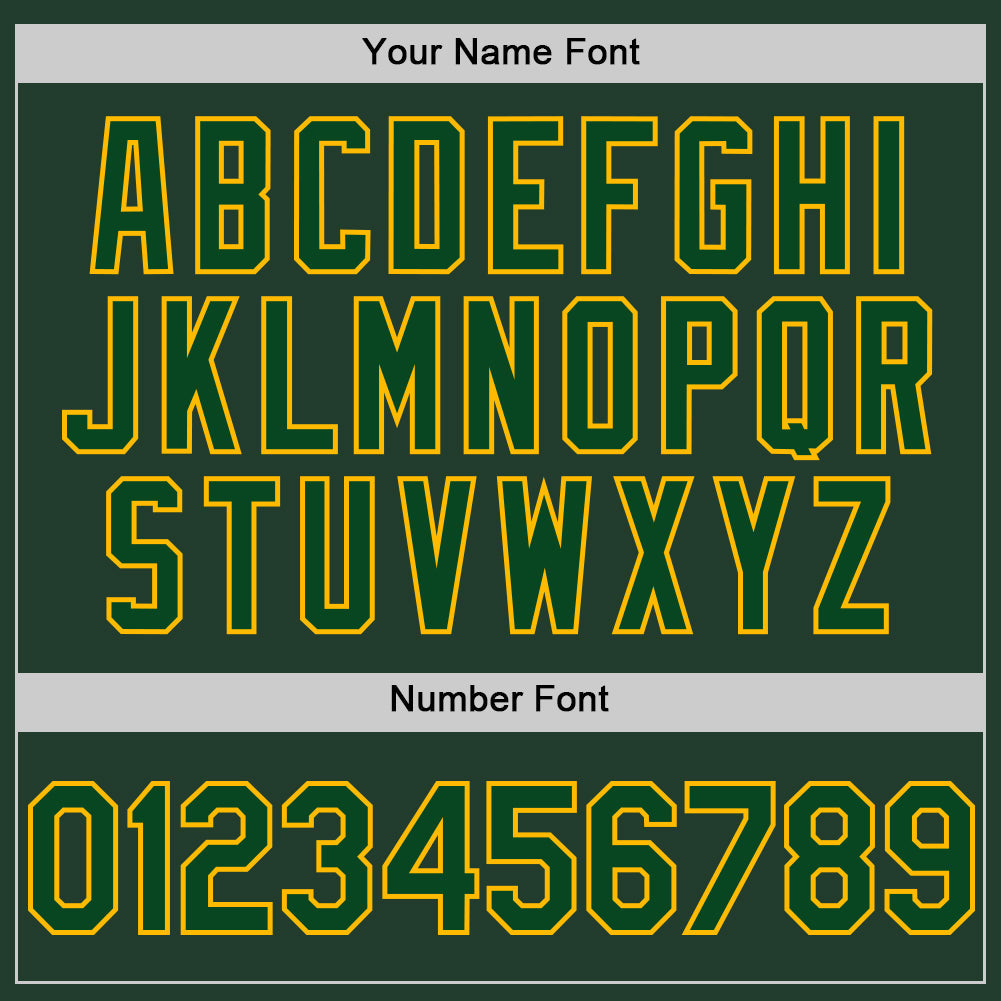 Custom Green Gold Line Authentic Baseball Jersey - Sky-Custom